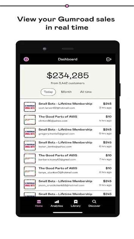 Gumroad app؈D