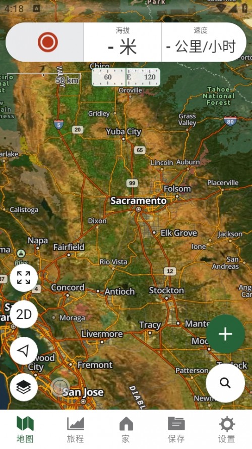 Gaia GPS ؈Dܛd֙C؈D